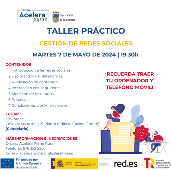 Taller de digitalización. Gestión de redes sociales